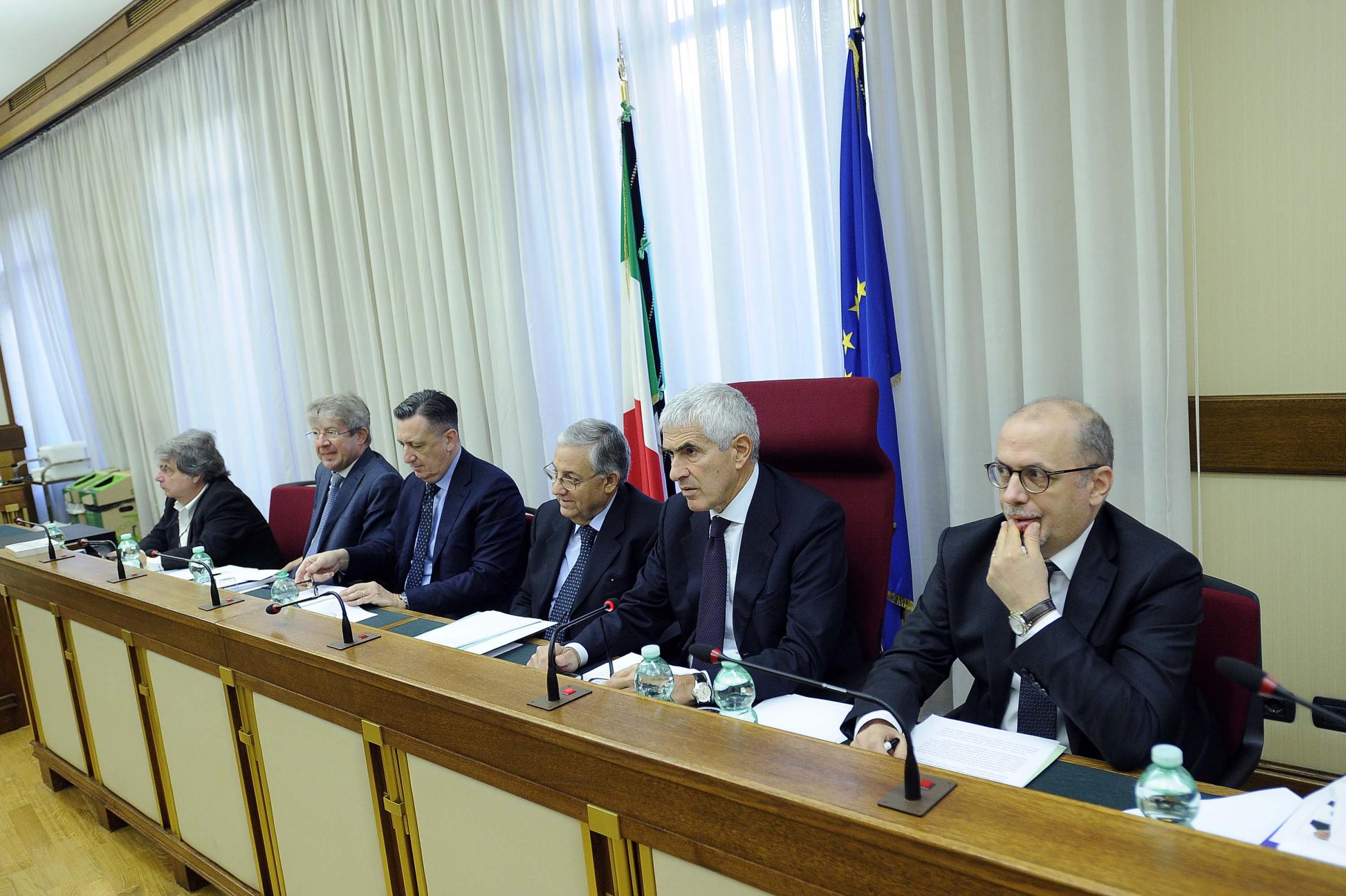 Palazzo San Macuto - Giuseppe Pignatone in Commissione Banche