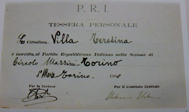 Tessera PRI 1900