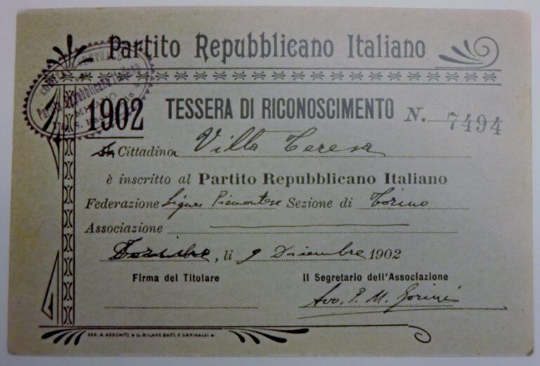 Tessera PRI 1902