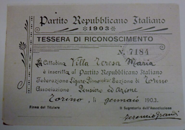 Tessera PRI 1903