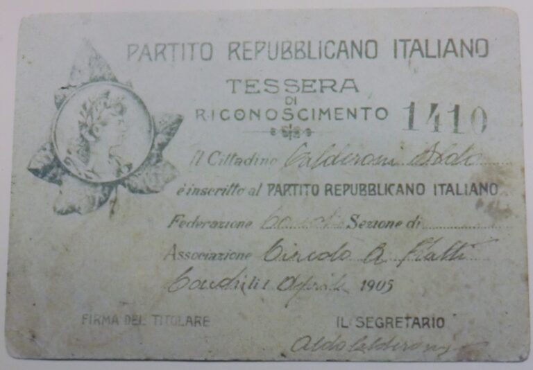 Tessera PRI 1905
