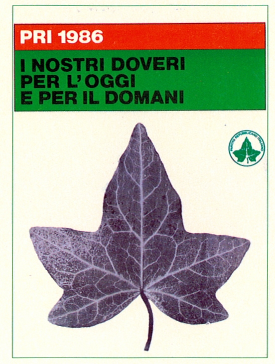 Tessera PRI 1986