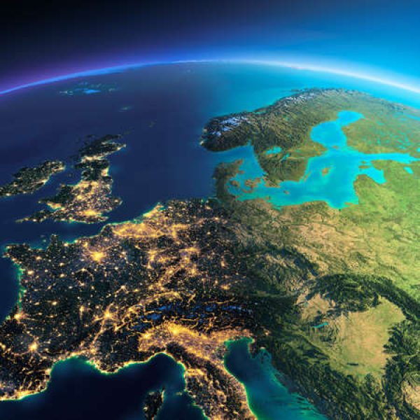 europa dallo spazio